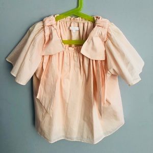 Chloe Girls Shoulder Bow Top Sz8